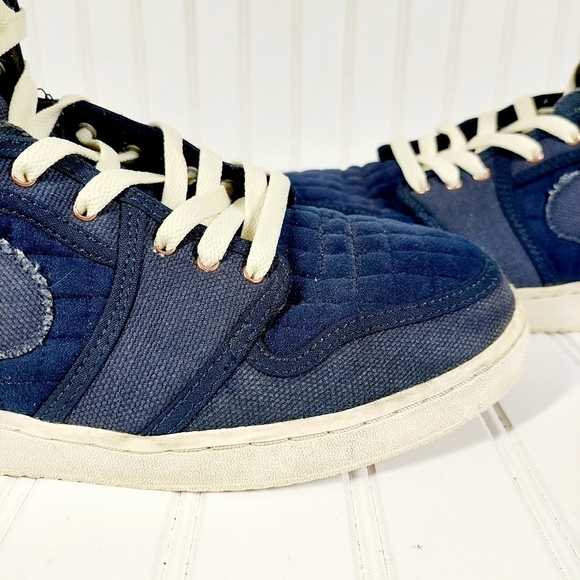 Jordan 1 RetroAJKO Blue Quilted Athletic Shoes A 197 - Picture 10 of 13